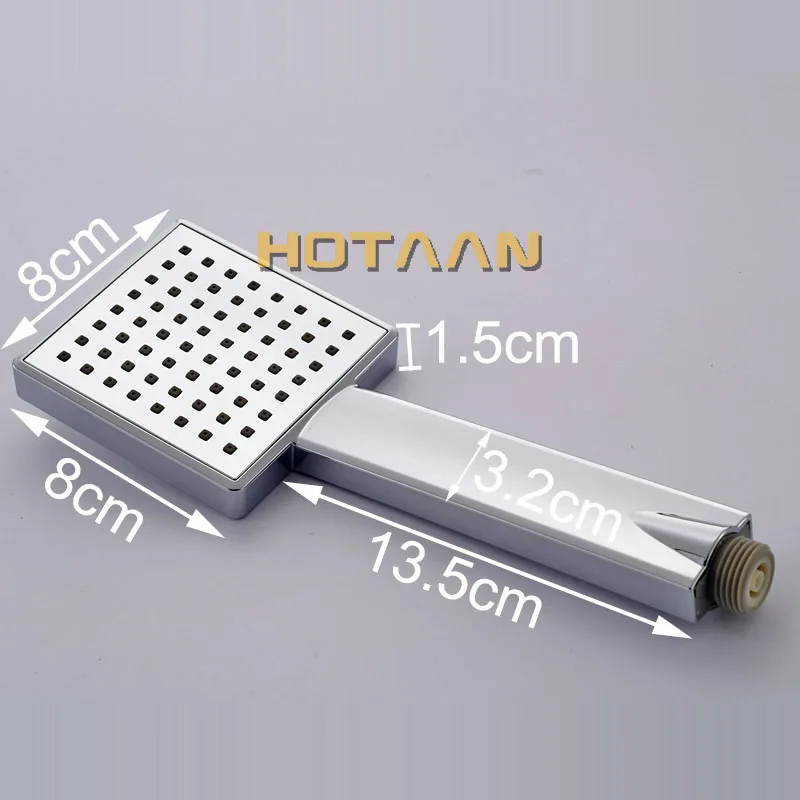

Pressurized Water Saving Shower Head ABS With Chrome Plated Bathroom Hand Shower Water Booster Showerhead