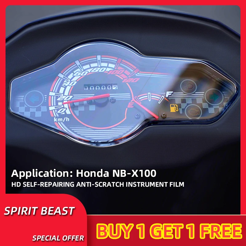 

Spirit Beast Motorcycle speedometer Scratch TPU Protection Film Scooter Dashboard Screen Instrument Film For Honda NB-X 100