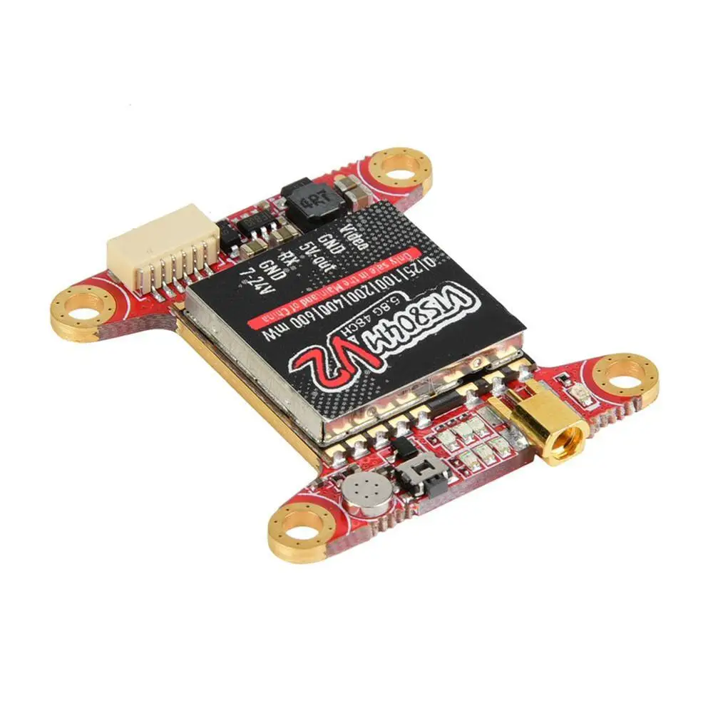 Передатчик PandaRC VT5804M V2 0-600 мВт переключаемый 48CH FPV передатчик VTX RC и плата приемника
