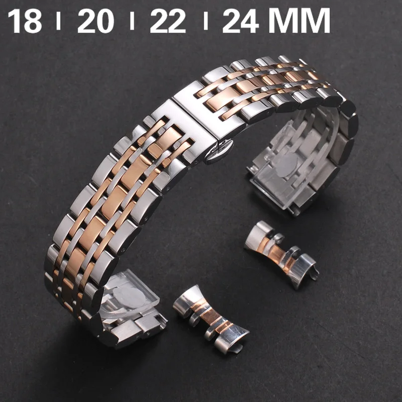 Нержавеющая сталь для Samsung Galaxy Watch Band active2 40 44 мм Gear S3 46 ремешок браслет Quick Release 18 20 22