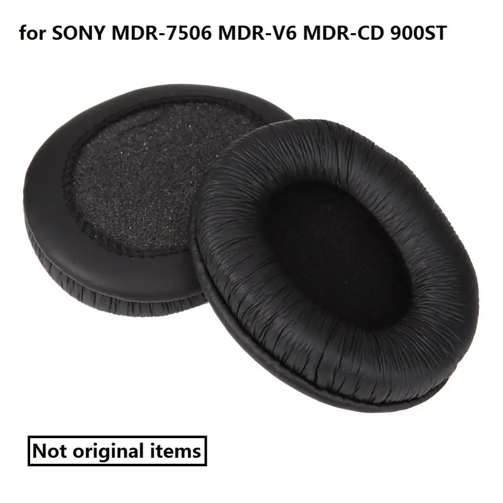1 пара памяти поролоновые насадки для наушников Замена MDR 7506 кожаные амбушюры