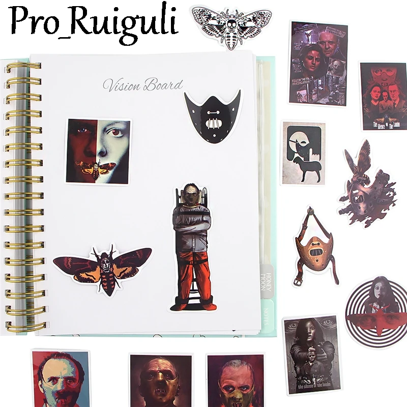 15 шт. тишина ягнят мультяшная анимационная наклейка для компьютера мотоцикл