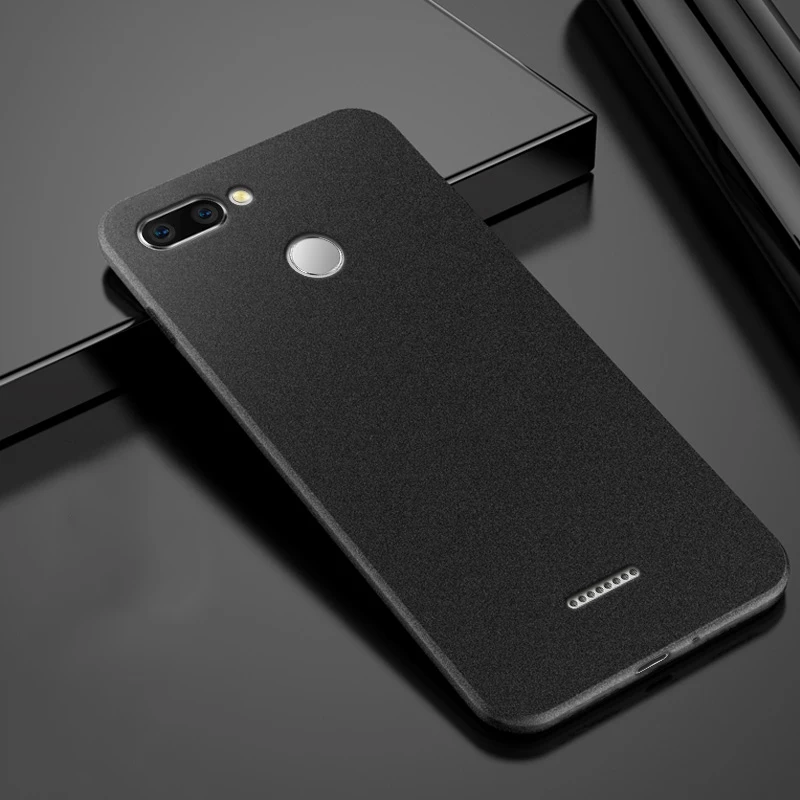 Чехол upaitou для Xiaomi Redmi K20 Note 7 7S 6 6A Pro 5A Prime 5 Plus, чехол с защитой от отпечатков пальцев, мягкий силиконовый матовый Ультратонкий чехол - Цвет: Black