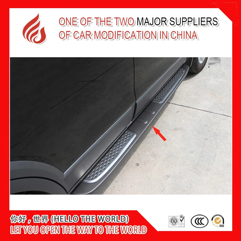 

High quality ABS aluminum pedal side pedal for Captiva 2008-2019