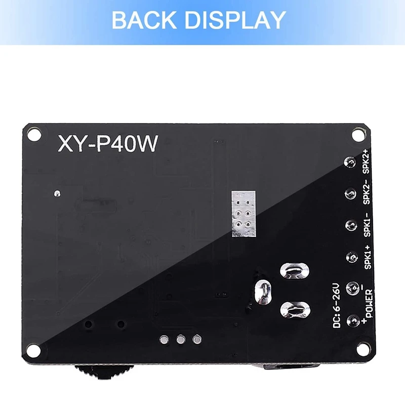 Плата усилителя Bluetooth 5 0 стерео o мощности 40 Вт x2 ресивер постоянного тока 12/24