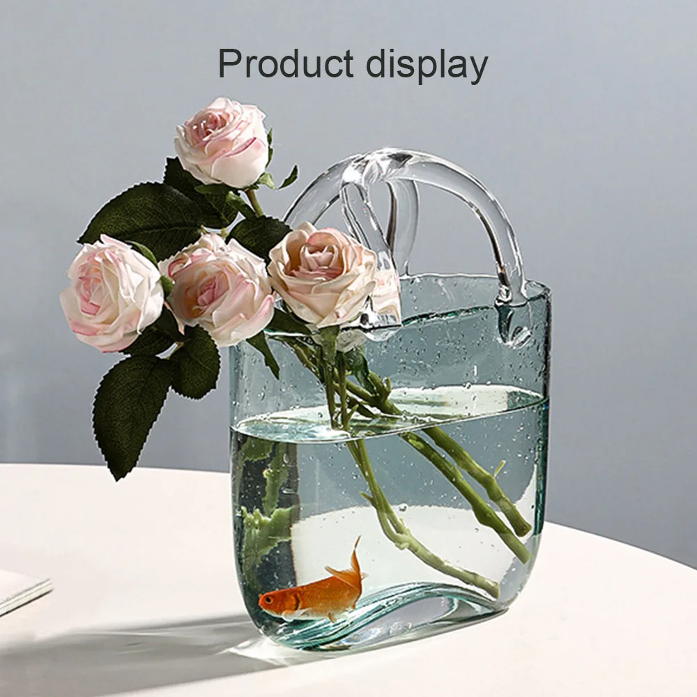 

2021 Clear Glass Vases for Decor Bubble Flower Desktop Glass Vase for Decor for Table Centerpieces Floral Arrangement @LS