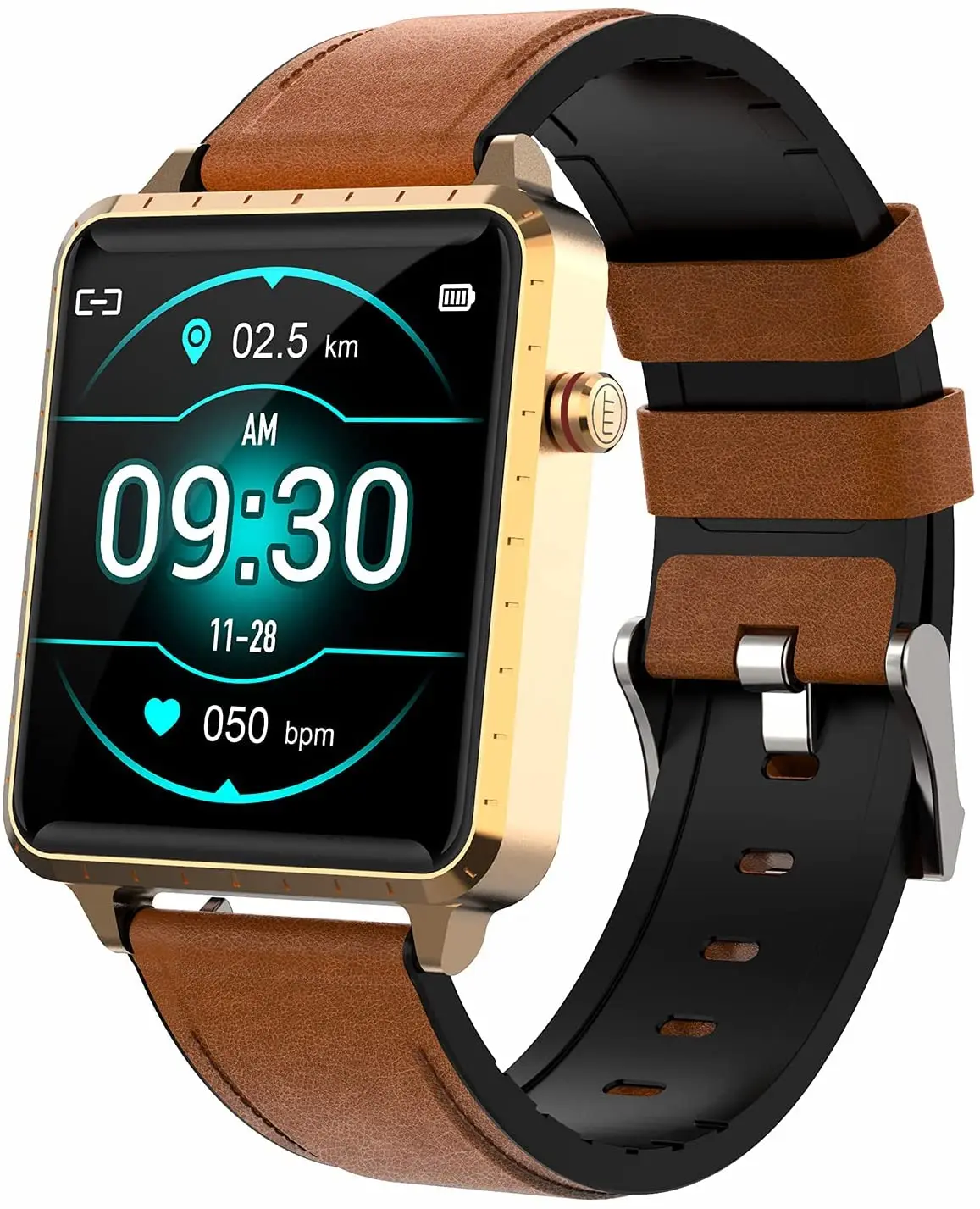 

Умные часы, фитнес-часы MAXTOP для телефонов Android/iOS с пульсометром, тонометром, шагомером, монитором сна, водонепроницаемые,