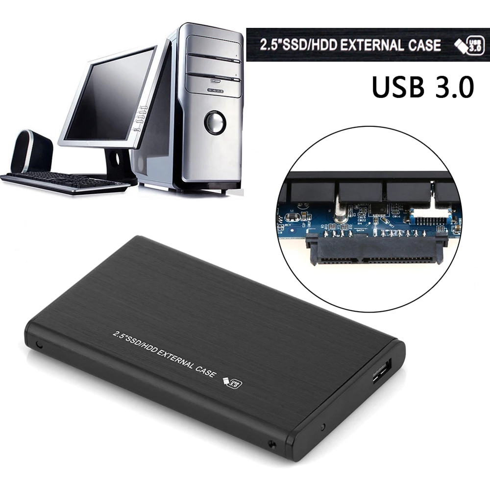 2 5 дюймов SATA 3 0 к USB внешний картридж для жесткого диска внешняя крышка мобильного