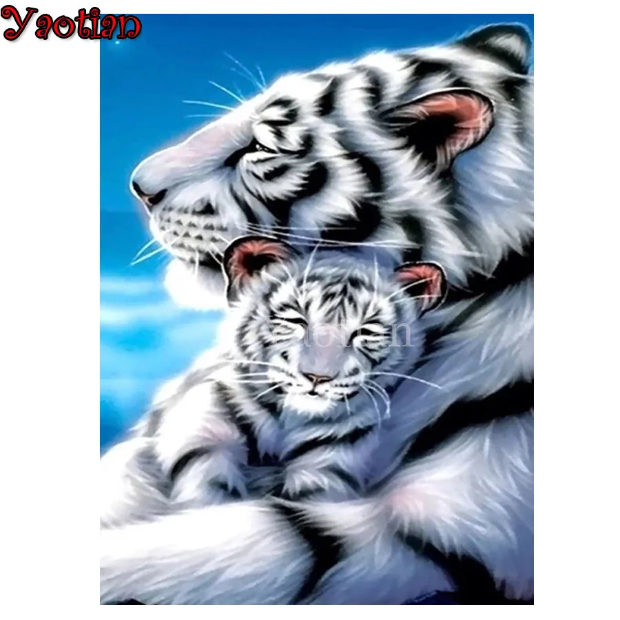 

5D round square diamond embroidery Animal tiger Diy full sets diamond painting mosaic diamond mazayka home decor painting