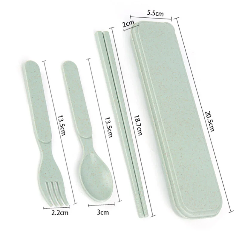 3 шт./компл. вилка ложка столовая посуда наборы столовые приборы для путешествий