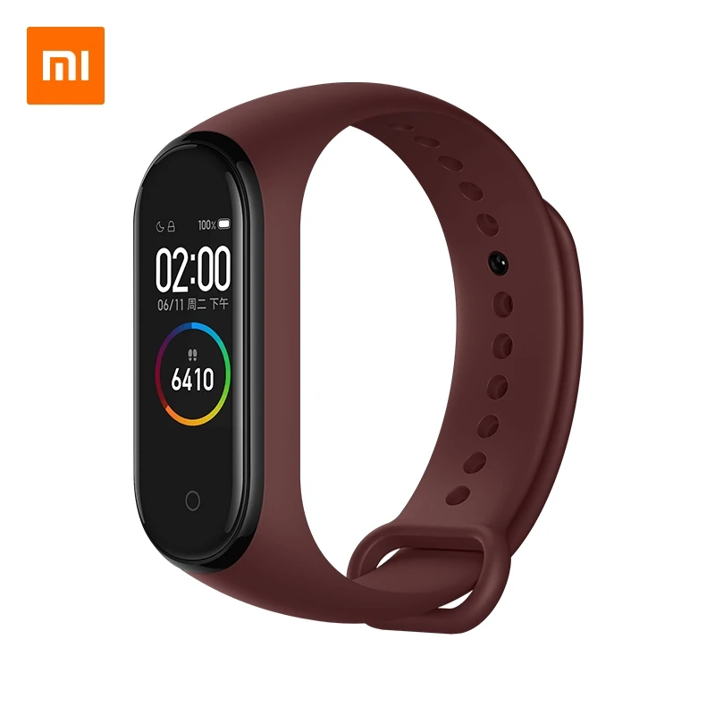 Смарт браслет Xiaomi Mi Band 4 Bluetooth 5 0 датчик сердечного ритма AMOLED 2.5D цветной экран 95
