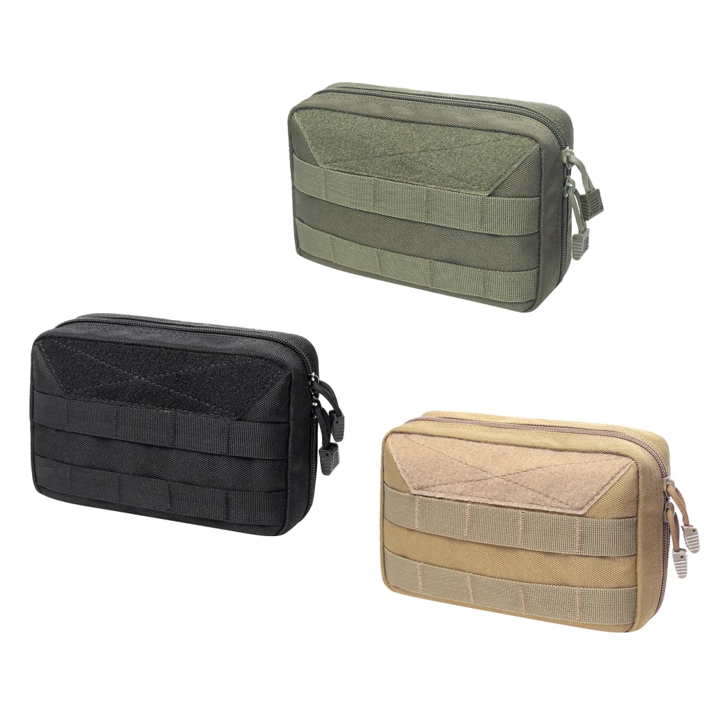 Сумка MOLLE компактная Горизонтальная карта Универсальная поясная сумка небольшая