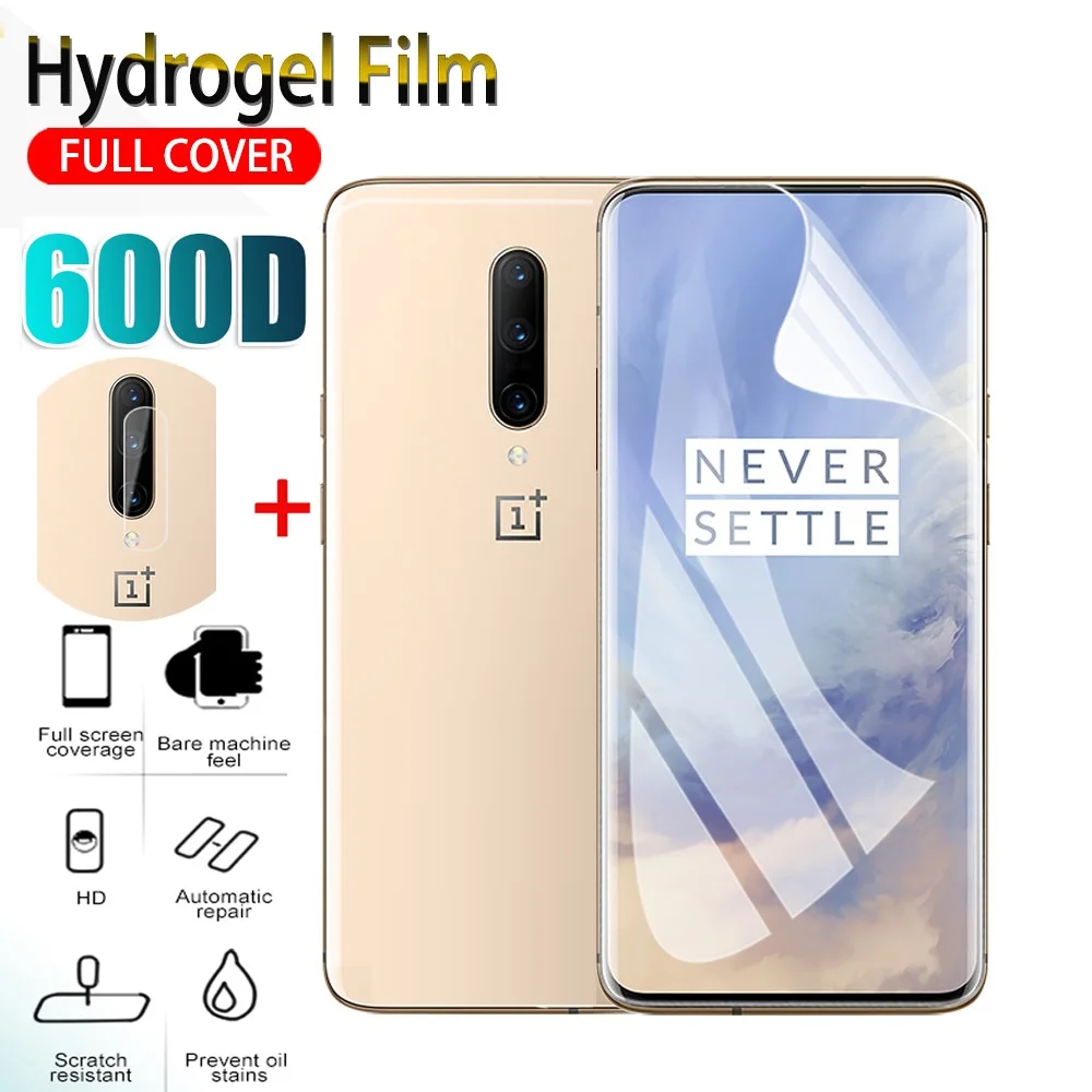 Гидрогелевая пленка для Oneplus 7 8 Pro защитная экрана OnePlus 7T 5 T мягкая телефона One plus 6