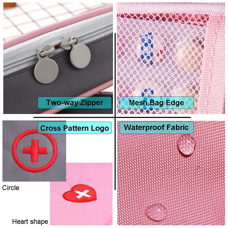 Портативная Компактная сумка-аптечка для первой помощи пустая Милая