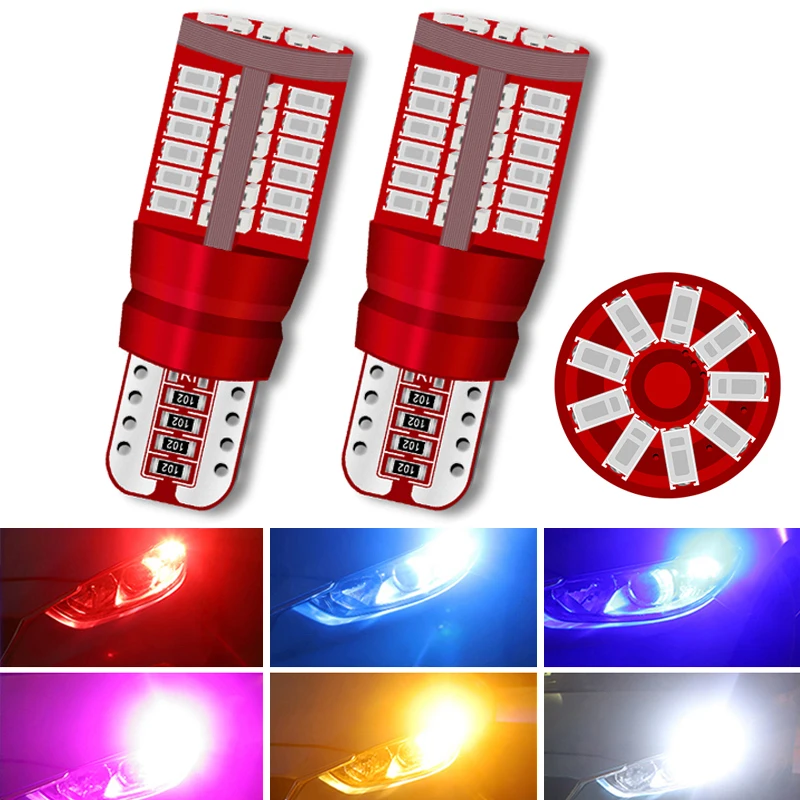 2 шт. 4014 светодиодный чип супер яркий T10 W5W 57SMD 501168 купольный фонарь для чтения