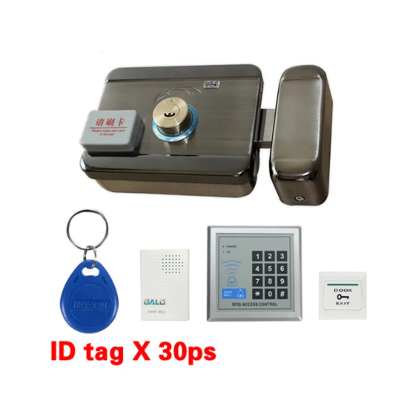 Электрический дверной замок ворот с RFID Клавиатура для набора пароля Управление