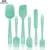 Набор кухонных принадлежностей из скребок-ложка силикона, 6 шт. - изображение