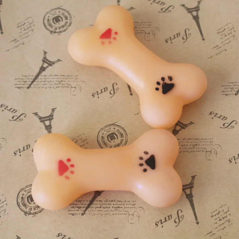 Устойчивые к укусам косточки для щенков прорезиненные обучения чистке зубов