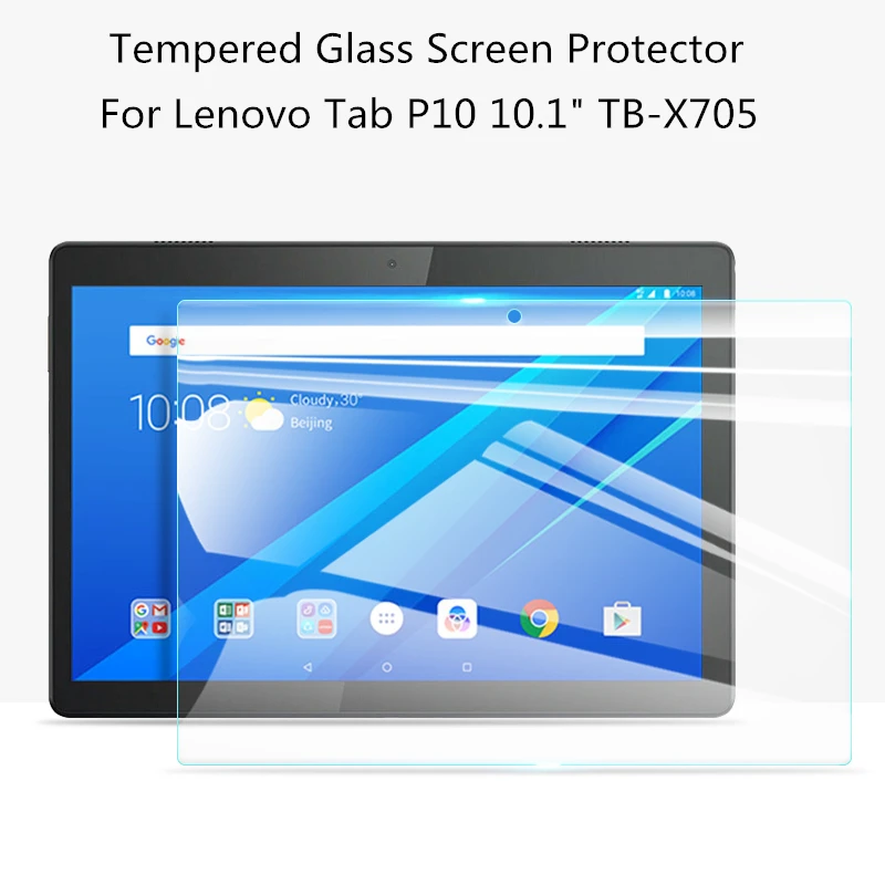 9H взрывозащищенное закаленное стекло для экрана Lenovo Tab P10 10 1 TB X705 Tablet Защитная
