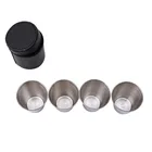 2022 горячая распродажа 4 шт. 30 мл 70 мл 180 мл фотокружка для кемпинга туризма портативная фотокружка с черной сумкой