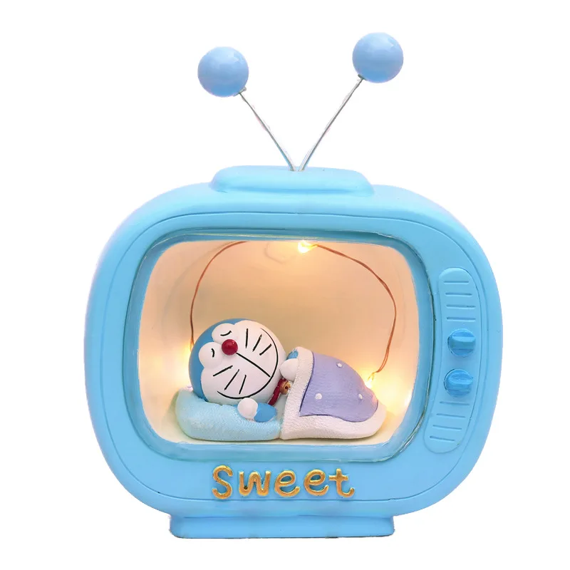 Светодиодная звезда Doraemon ночсветильник экшн-фигурки Дораэмон кукла игрушка