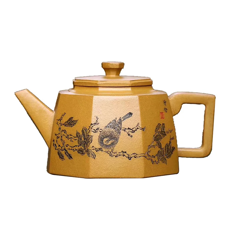 

Yixing raw Zisha teapot famous manual duanni Bafang Jinglan teapot