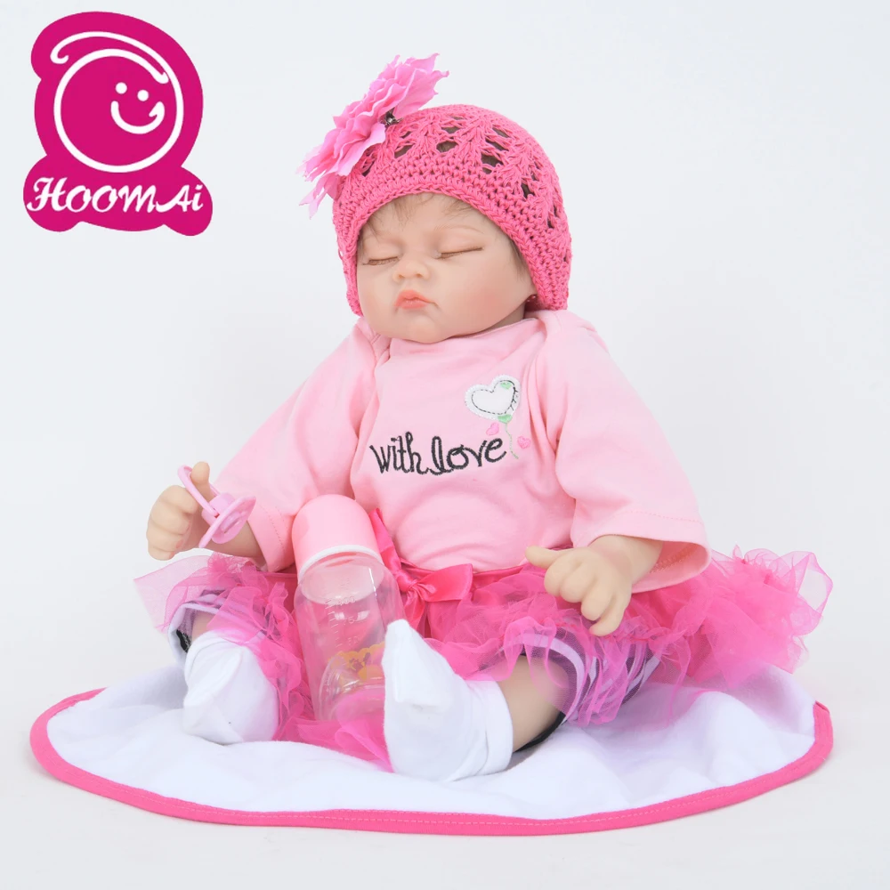 Новое поступление Кукла Новорожденный 50 см кукла новорожденный Ангел волосы