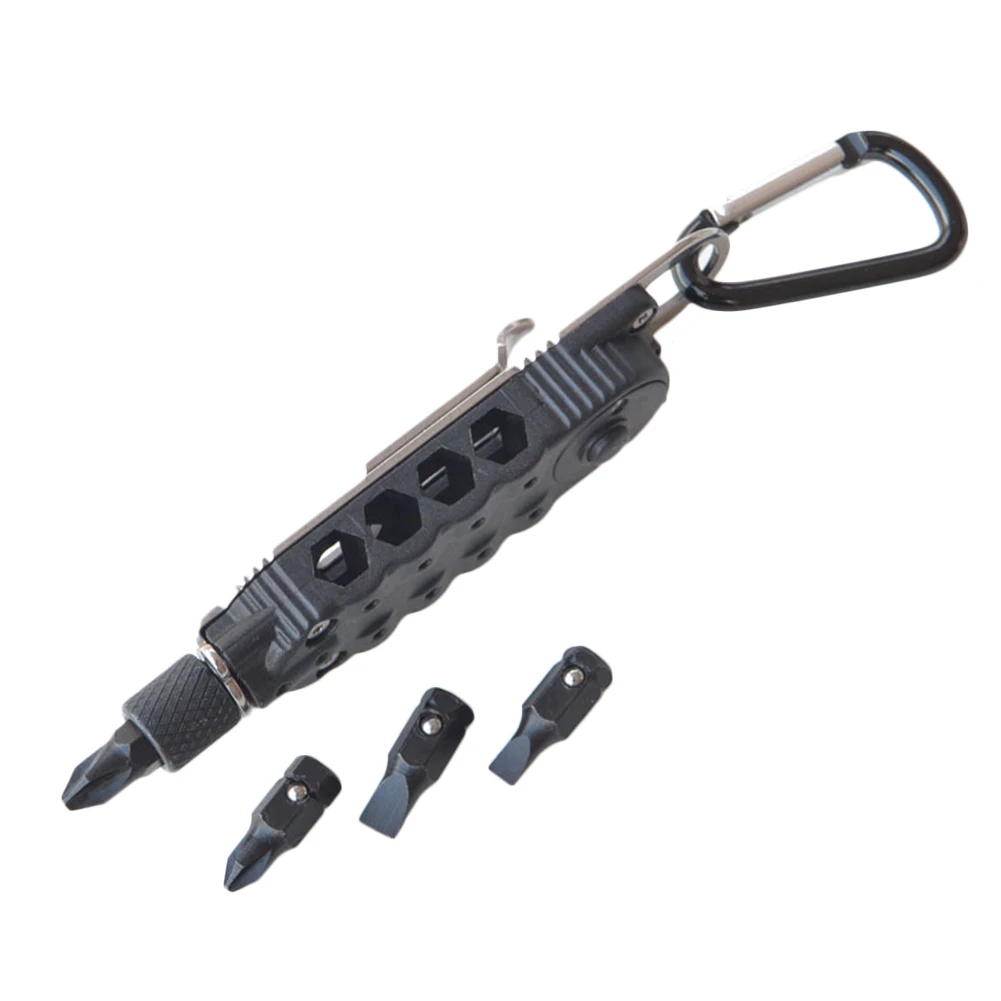 

Waardevolle Mini Multifunctional Keychain EDC Outdoor Camping Portable Stainless Steel Pocket Tools for Wilderness