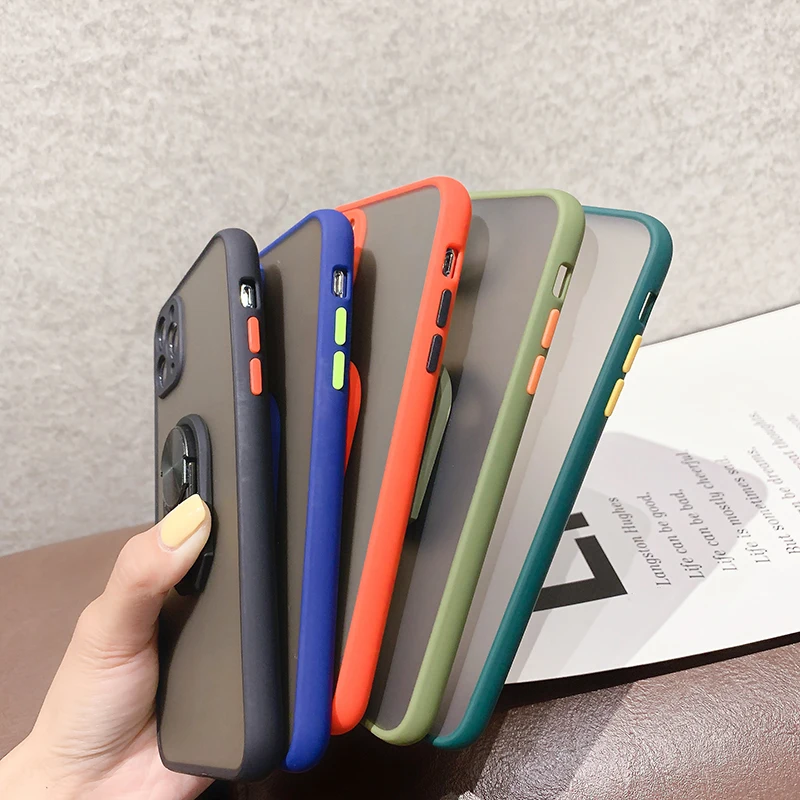 Великолепный чехол-подставка с кольцом для iPhone 11 6 6S 7 8 Plus SE 2020 чехол телефона Pro Max