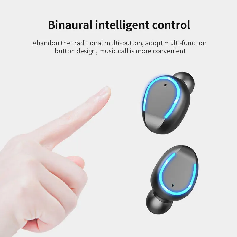 

Bluetooth 5.0 Wireless Headphones Earphones Earbuds TWS Touch Control Sport Headset Noise Cancel HD Call Waterproof Hifi Stereo