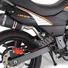 Выхлопной глушитель для мотоцикла Keeway TX 125 2012 до 2018 2019 2020 2021 TX125 TX 125 SM  Enduro Escape