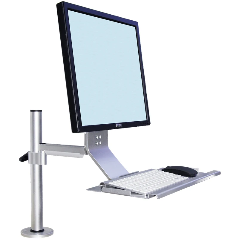 Промышленный настенный ЖК монитор 14 27 дюймов экран ПК настенное крепление + лоток