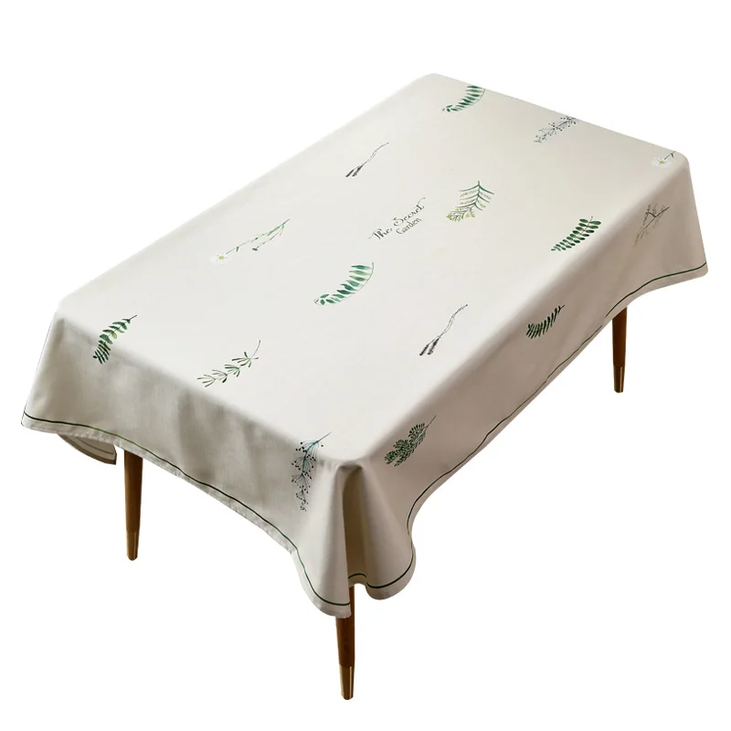 

Wedding White Table Cover Rectangular Pastoral Large Table Cloths Modern Simple Living Room Toalha De Mesa Home Decor EB50ZB