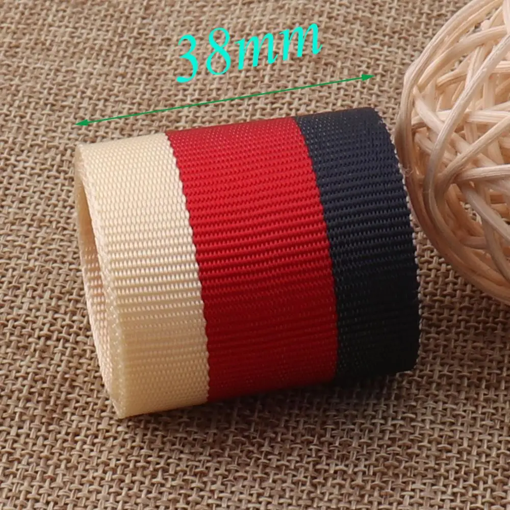 Полосатая лямка 38 мм Мягкая Этническая для кошелька сумка 1 5 дюйма Сумка с