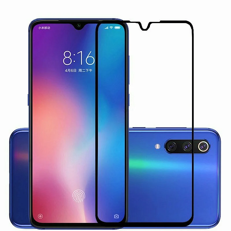Закаленное стекло 9H для Xiaomi Redmi K20 7A 6A Note 7 6 Pro Go с полным покрытием Mi 9T A2 A3 Lite Pocophone F1 |