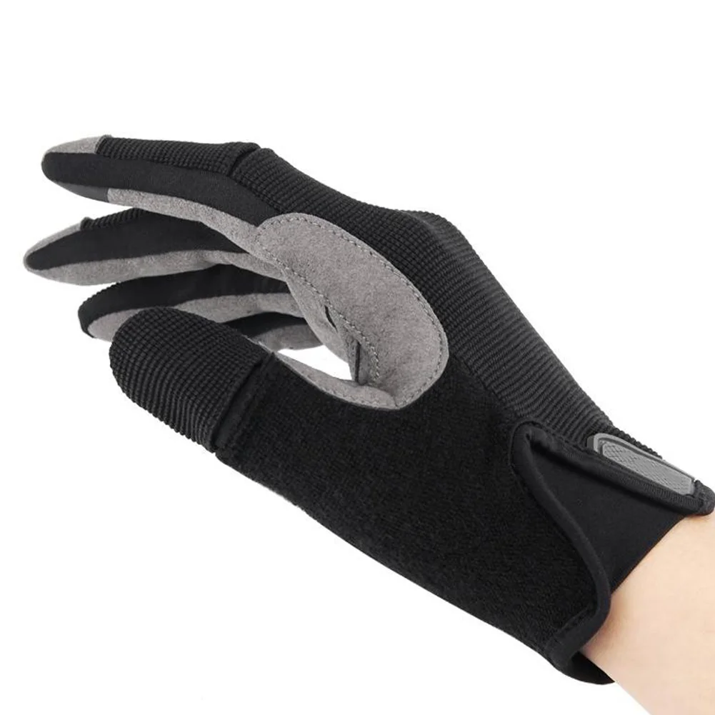 1Pair Windproof Cycling Gloves Winter Thermal Full Finger Touch Screen for Running Autumn Bike Clothing | Спорт и развлечения