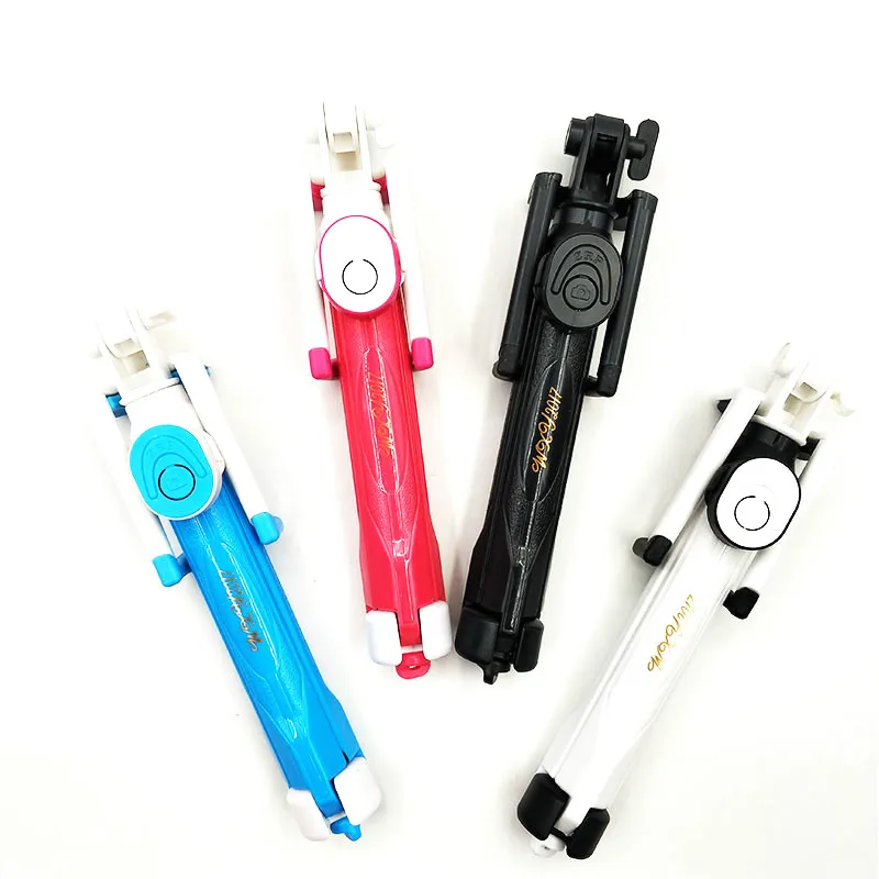 Складная Bluetooth селфи палка монопод ручной 3 в 1 штатив с беспроводной затвора