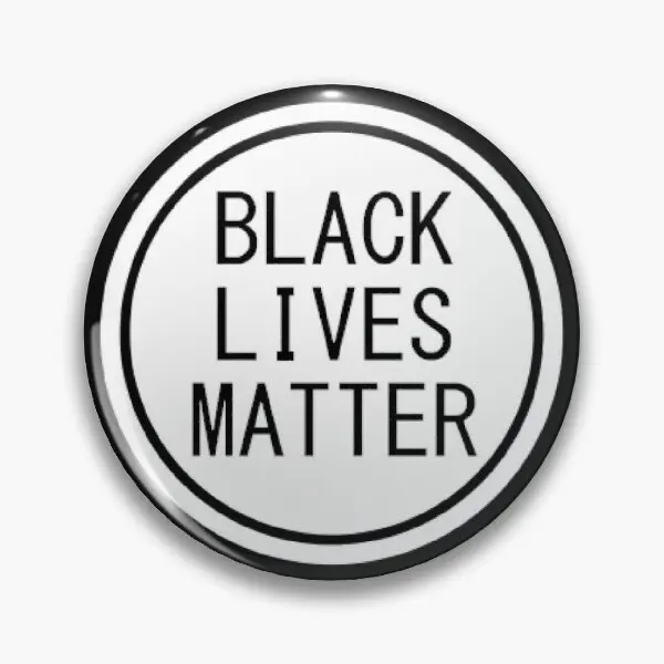 

Black Lives Matter B W Soft Button Pin Lapel Pin Decor Cute Lover Fashion Metal Hat Jewelry Brooch Clothes Creative Cartoon