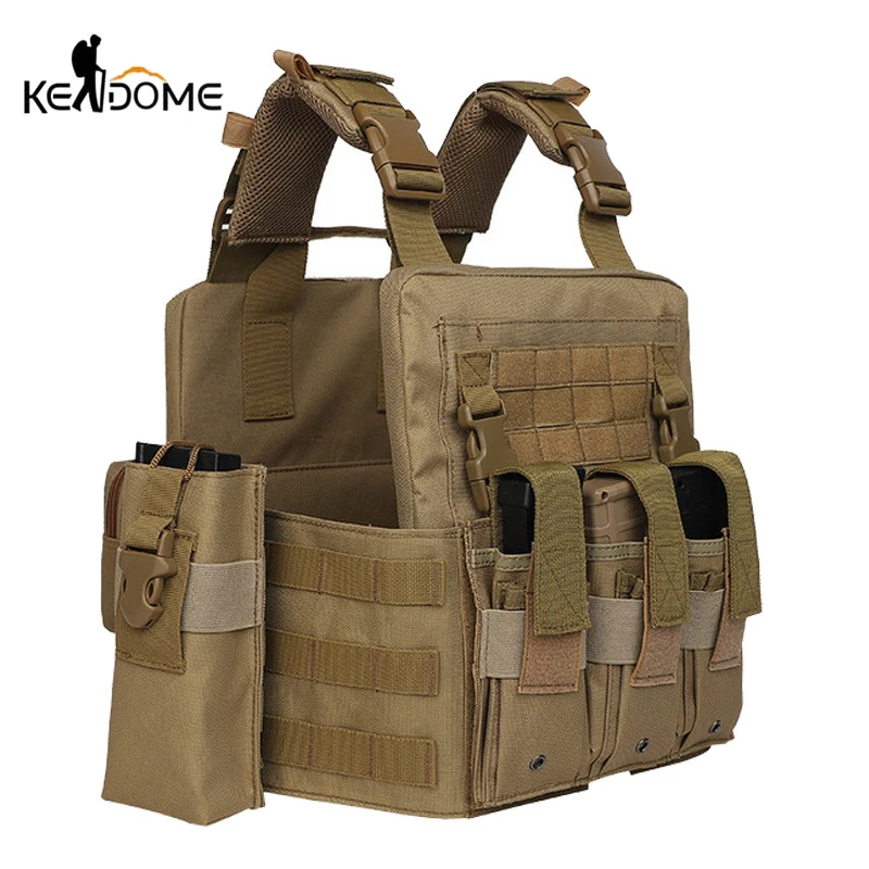 

Outdoor Tactical Waterproof Vest Riding Sports Vest Multifunctional Camouflage Suit MOLLE Hanging MC Lightweight Vest X668D