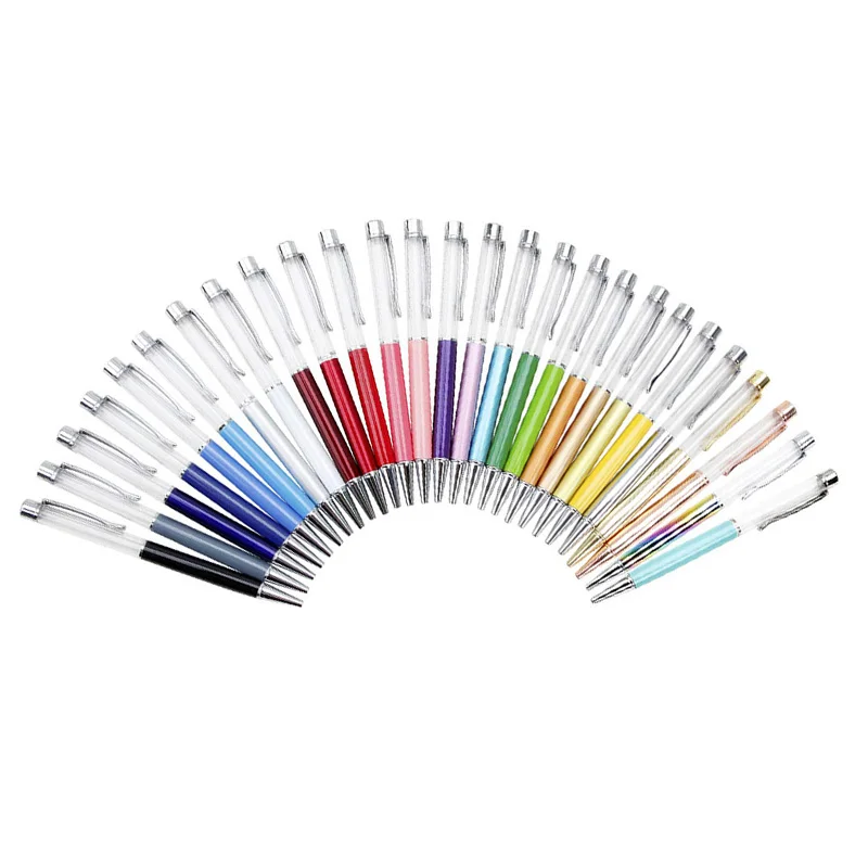 

27 упаковок красочных пустых трубок для самостоятельной сборки, создайте свои любимые ручки с жидким песком в подарок
