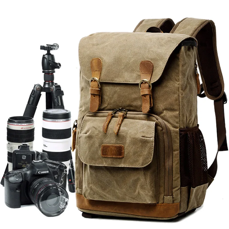 Сумка для камеры батик холщовая водонепроницаемая сумка фотосъемки на открытом