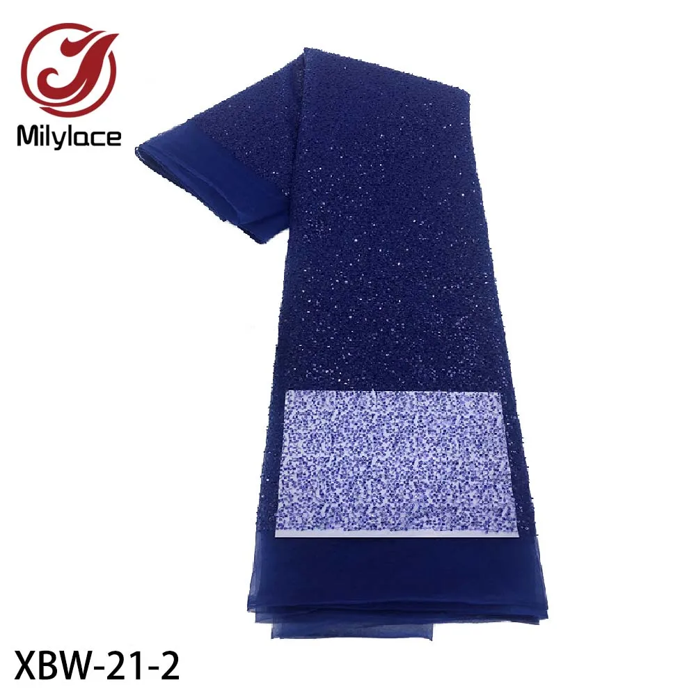 

2021 новейшие африканские блестки кружевная ткань с цветами, французская кружевная ткань, нигерийская ткань с вышивкой для женского вечернег...