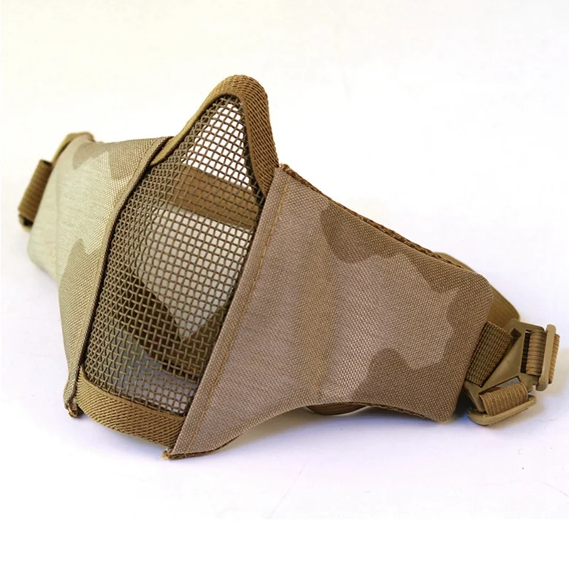 Тактическая Сетчатая Маска страйкбола маска для стрельбы из игры камуфляжная