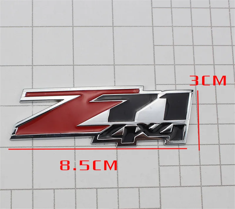 【New】2 шт 8 5*3 см автомобильный Стайлинг цинкового сплава покрытие Z71 4x4 Эмблема для