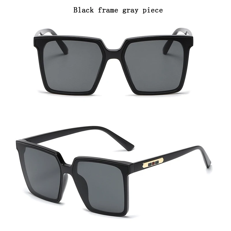 

Women Men Unisex Sunglasses Square Full Frame Fashion Sun Glasses High Definition Lens UV 400 Decoration Eyeglasses