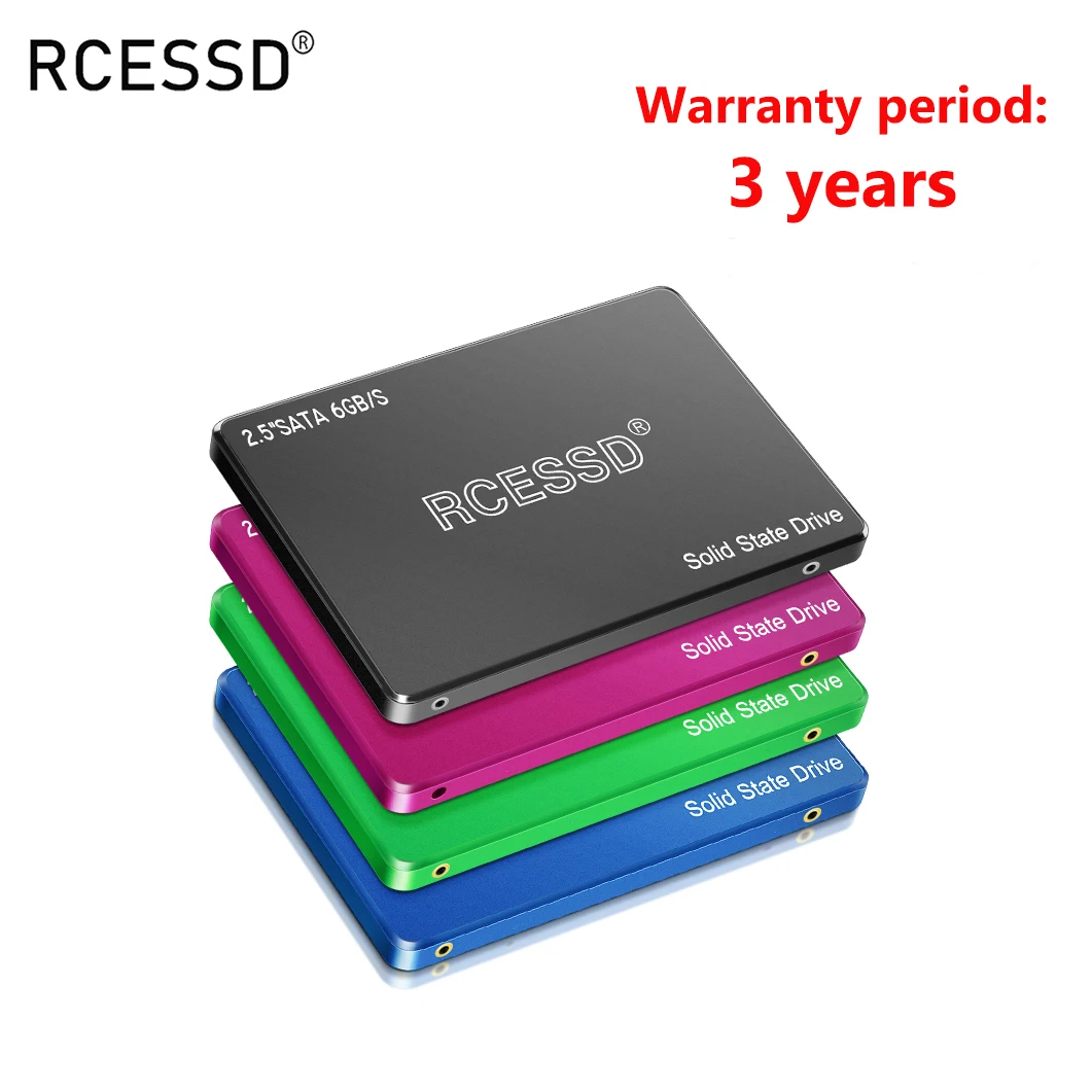 Внутренний твердотельный диск RCESSD для ноутбука SSD 1 ТБ 2 5 дюйма SATA3 256 ГБ 360 гб 128 HDD