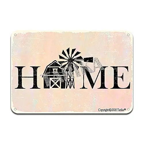 

Funny Windmill House Home Iron Poster Painting Tin Sign Vintage Wall Decor for Cafe Bar Pub Home Beer Decoration Crafts