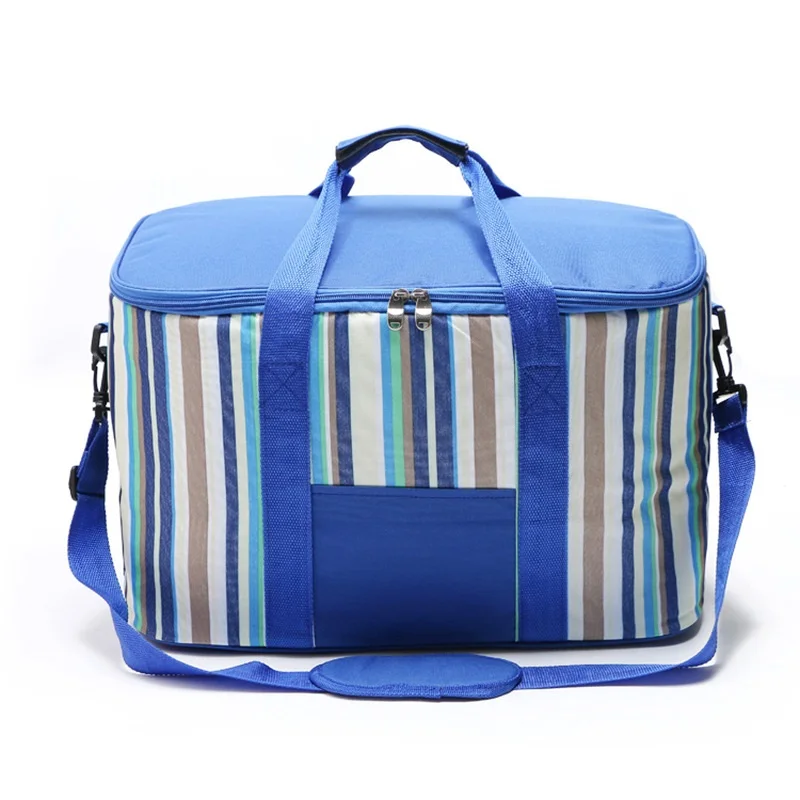 Большая теплоизоляционная сумка для пикника из ткани Оксфорд портативная