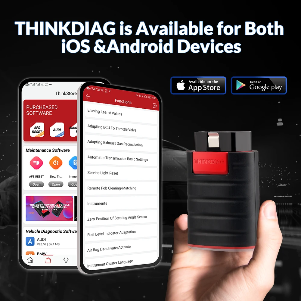 Старая версия ThinkDiag полная система Bluetooth OBD2 считыватель кодов Сканер