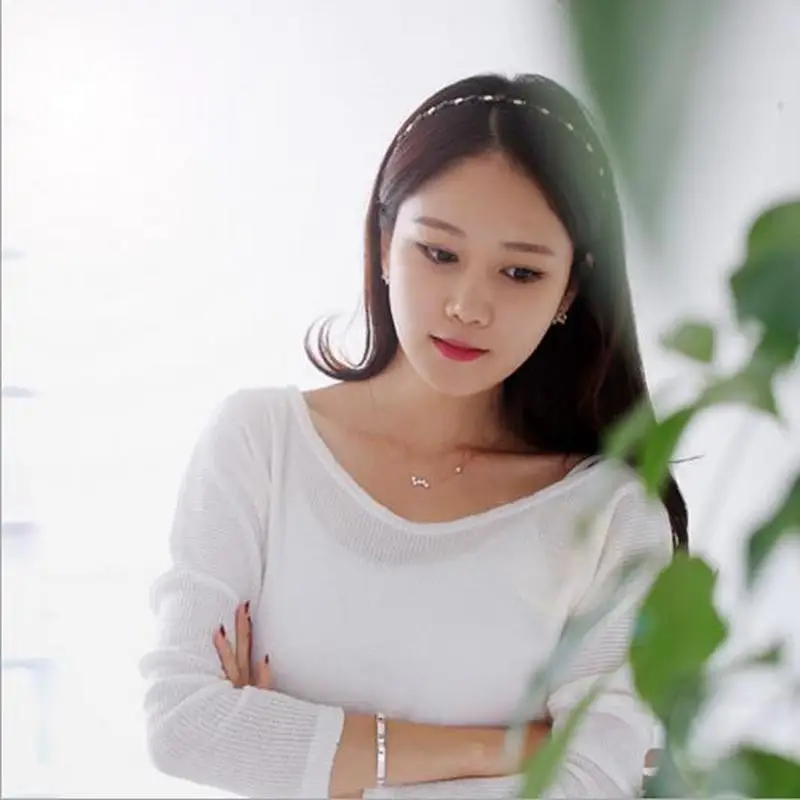 Модное серебряное ожерелье 925 пробы циркониевая звезда подвеска на цепочке заказ